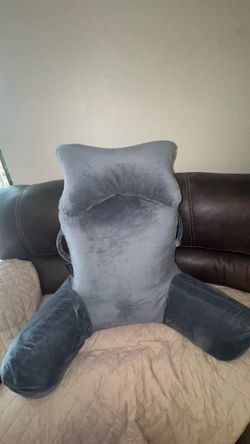 Reading Pillow Extra Large 31" Bed Rest Pillow with Detachable Neck Roll