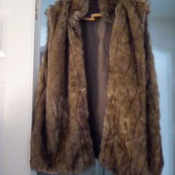 Woman's Rabbit Fur Vest 