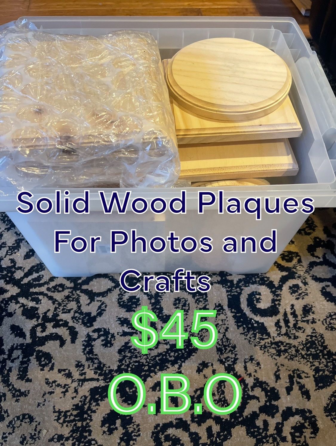 Premium Wood Plaques For Crafts