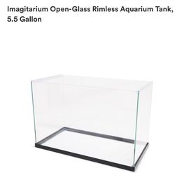 Imagitarium 5.5 gallon rimless tank