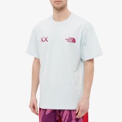 Kaws x The North Face Ice Blue T-Shirt Tee (size Small)