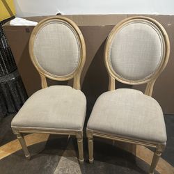 2 Elegant  Chairs Excellent Condition