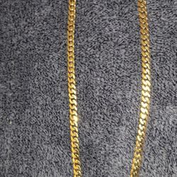 14k Gold Plated Cuban Link