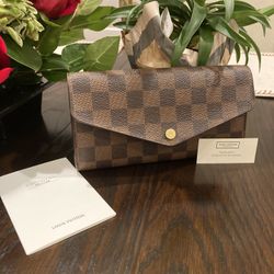 LV Sarah pink Wallet 
