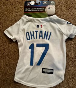 MLBPA Dog Jersey - Shohei Ohtani #17 Pet Jersey - MLB LA Dodgers Mesh Size M