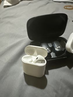 Airpods case and bmani headphones 