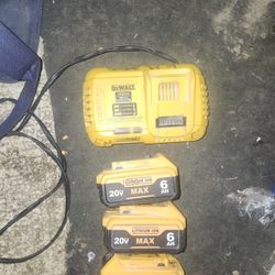 DeWalt Batteries And Charger
