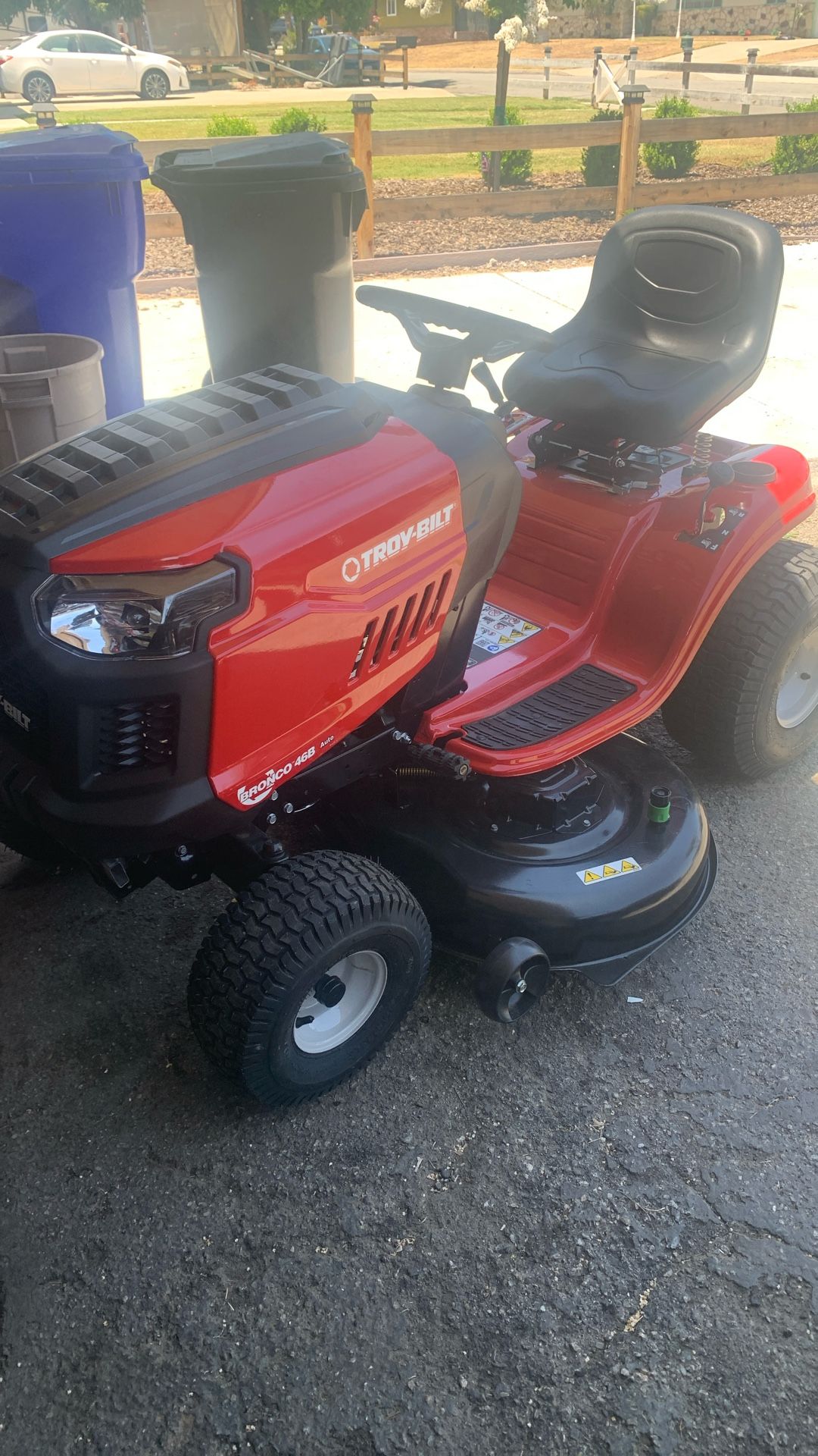 New Troy belt 46 inch riding mower