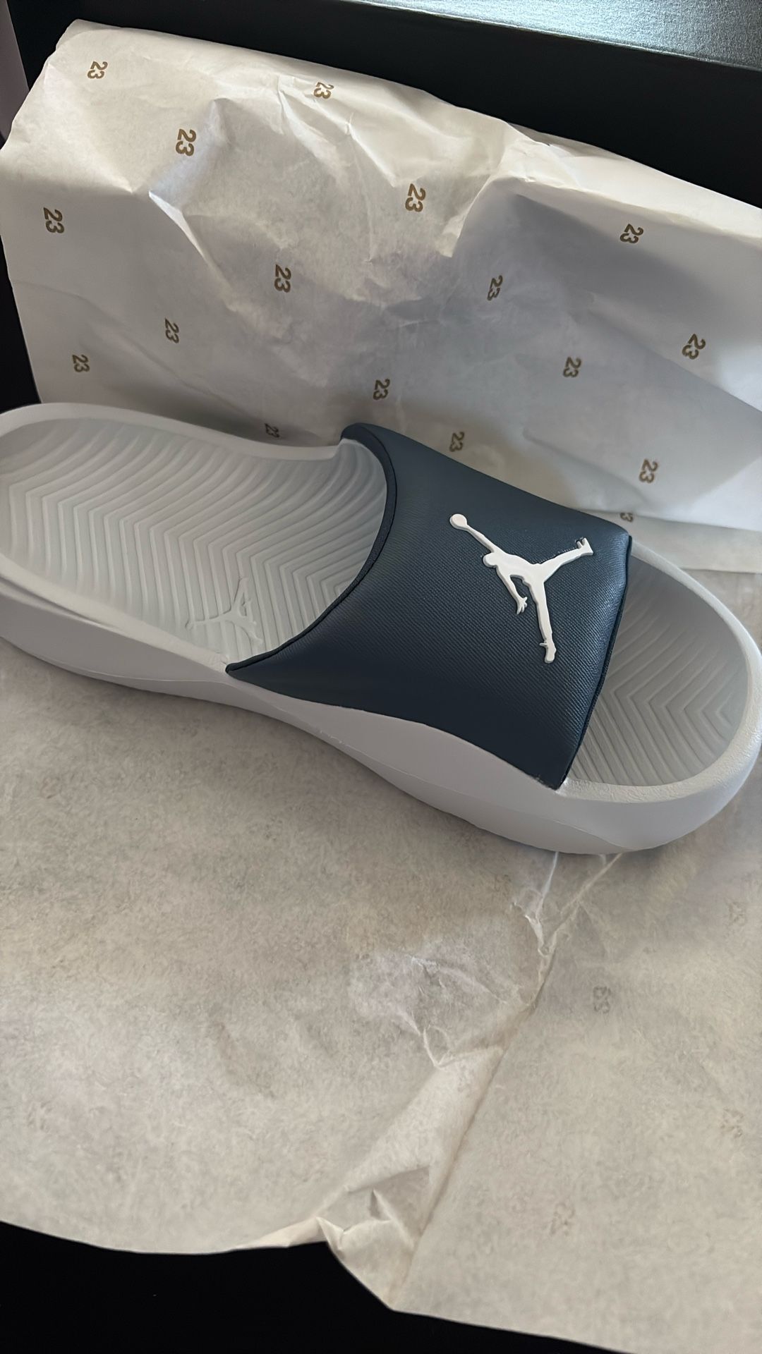 Blue Jordan Sandals Slides 6Y New In Box