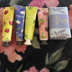 Lot Of Hand Cream And Lavender Soap 