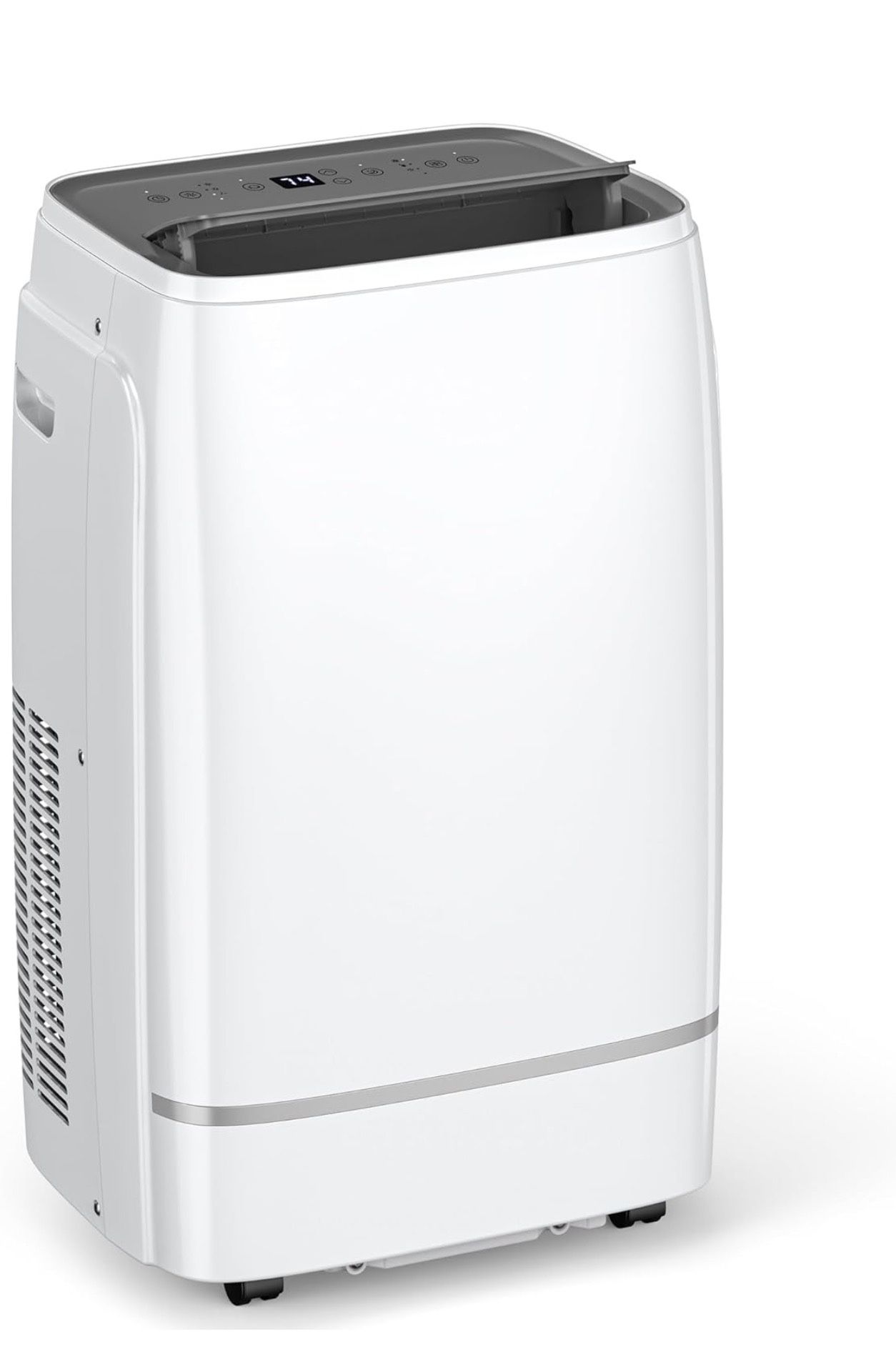 12000 BTUs Portable Air Conditioner with cooling/dehumidification/fan/sleep mode, 4-IN-1 Portable AC with 24H Timer & Remote Control & Window Kit Visi