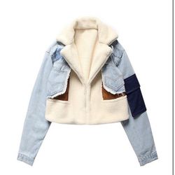 LAMB Wool Denim Jacket