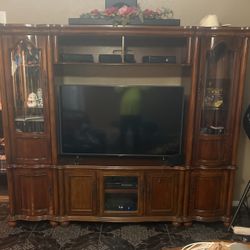 Wood TV Cabinet 