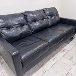 Ashley Genuine Leather Couch 