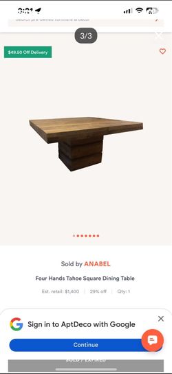 Square Wood Dining Room Table