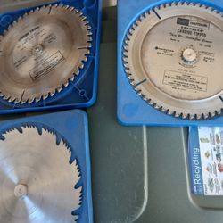 12 Different  Style Saw Blades New And Used