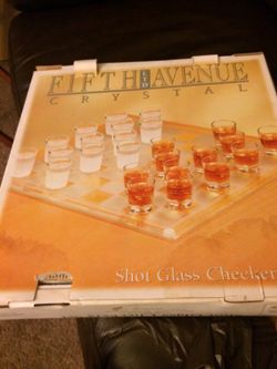 Shot Glass Checker Set