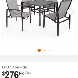 5 Piece Patio Set New 