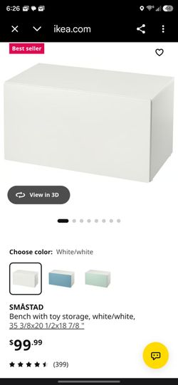 Ikea Smastad toy storage box
