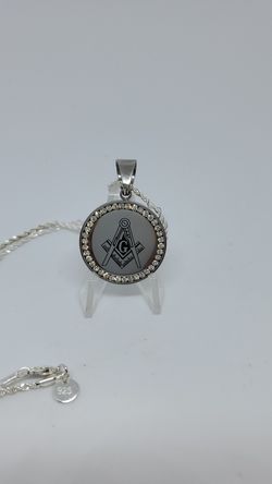 Freemason chain Masonic necklace mason jewelry pendant
