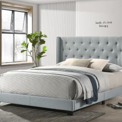 Tufted Bed frame and Pillow Top Set
