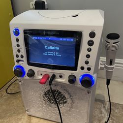 Bluetooth Karaoke: USB/CDG, LED Lights, +1-Mic+ Music 🎵 