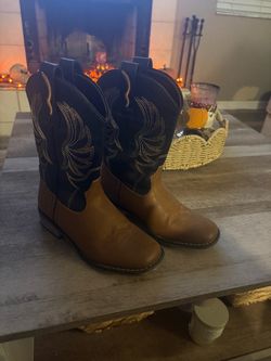 Two-Tone Western Cowboy Boots