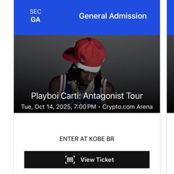 Playboi Carti Tour Tickets LA