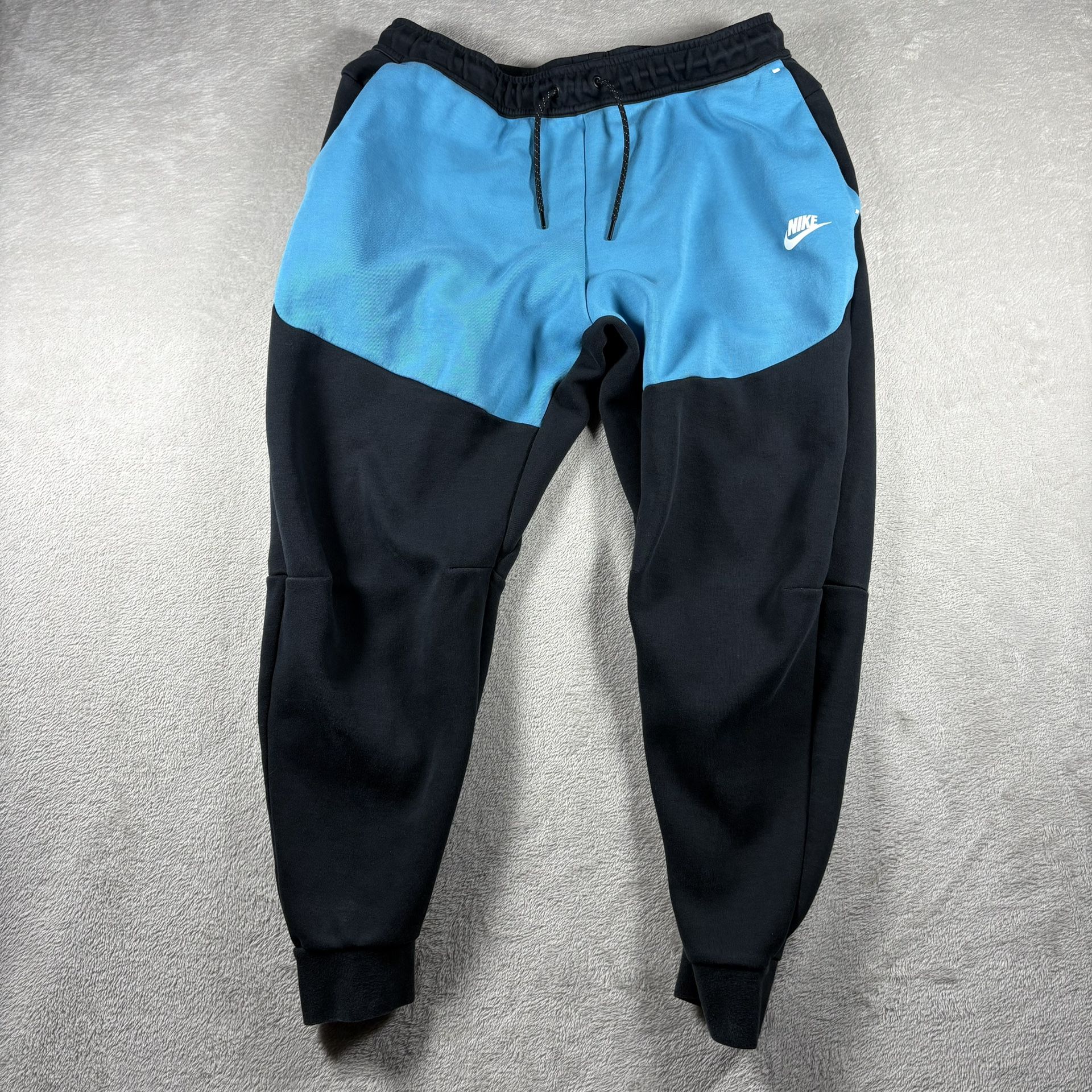 Nike Sportswear Tech Fleece Jogger Pants Men’s XL Blue Black Tapered #1A