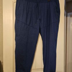 New mens size XL winter fleece joggers pants (dark blue 💙)