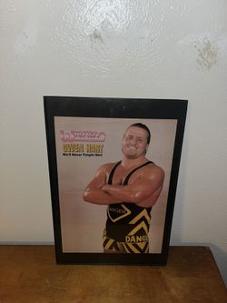 Owen Hart / Folded Magazine Pull Out Poster /frame 12x18