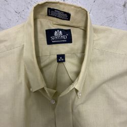 Sharp Deep Yellow Stafford Oxford Shirt