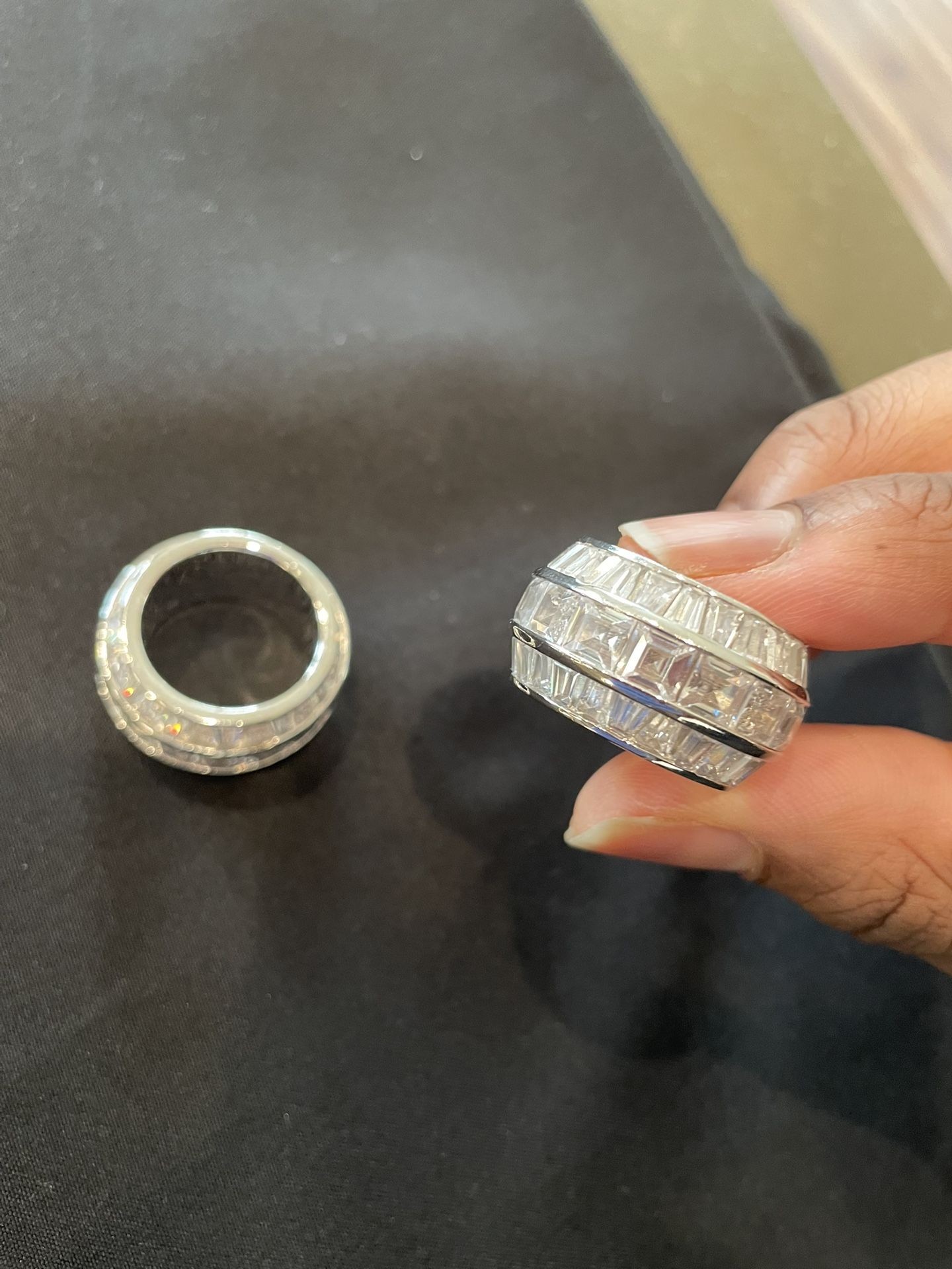 Bagguette Ring GLD Iced Out & Clean, Great Condition,All Products : American Fashion Style Bags On Sale