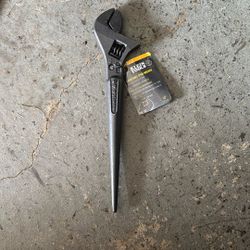 Klein 10” Adjustable Spud Wrench 