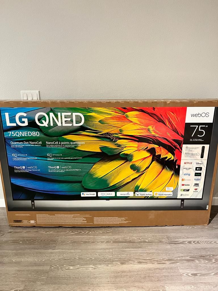 LG QNED 75”