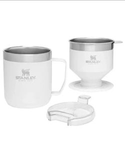 Stanley Pour Over Coffee Set 12oz  - WhiteBrandSTANLEY
Capacity12 Fluid Ounces
ColourCream Gloss
Product dimensions14.8D x 11.5W x 12.5H centimetres
S