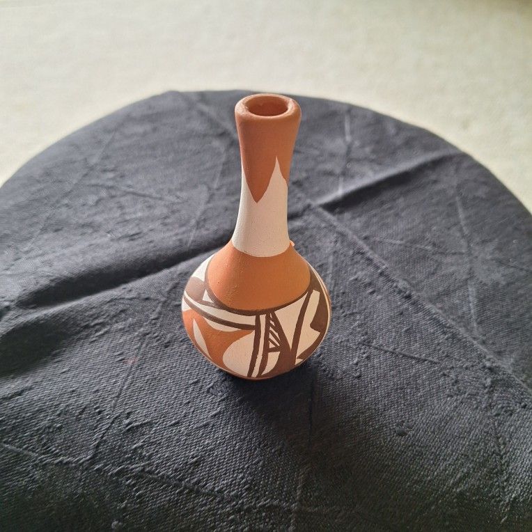 Miniature Native American Pottery Vase 