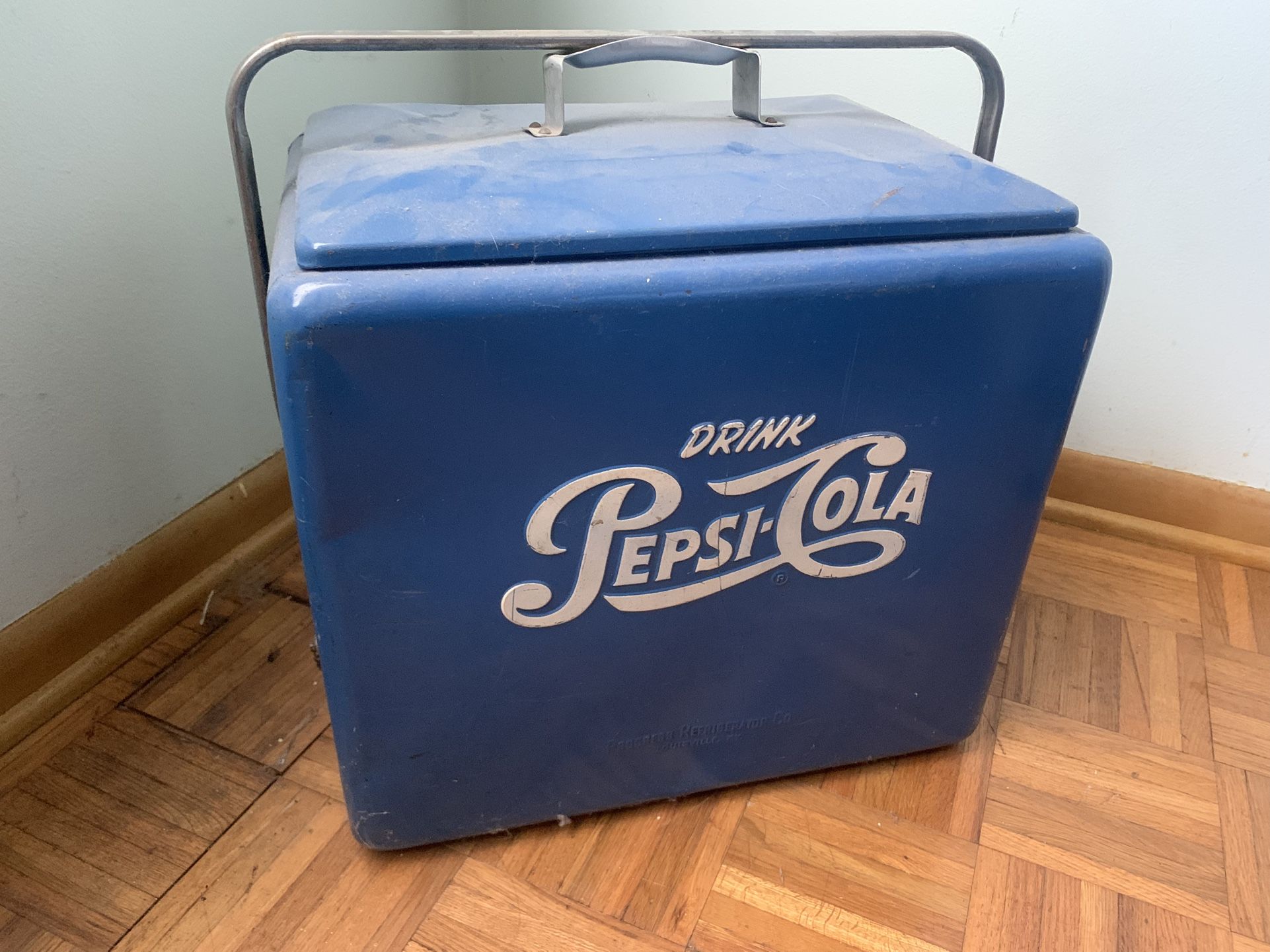 Vintage Pepsi-cola Metal Cooler