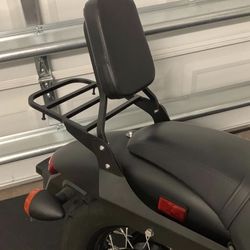 Honda Shadow motorcycle Sissy Bar with luggage rack