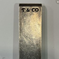 Vintage 1837 Tiffany and Co 925 Silver Money Clip