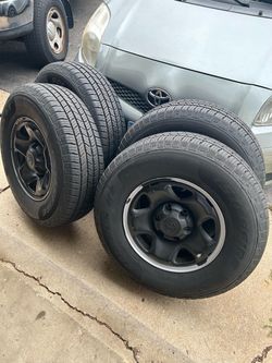 OEM Toyota 16” Wheels + Brand New Tires | Tacoma Tundra 4Runner Sequoia