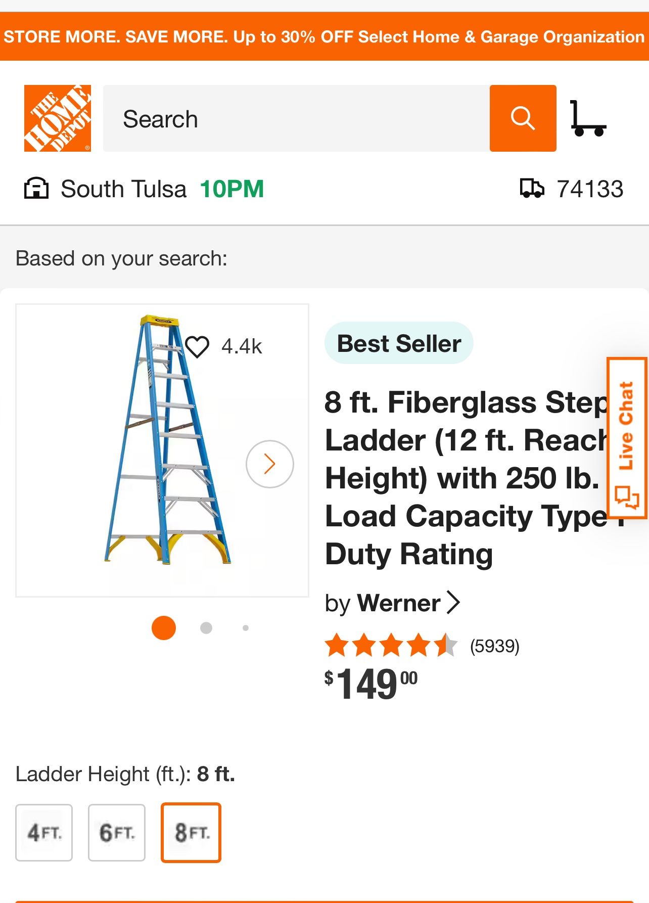 8 Foot Ladder