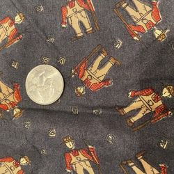 Scarecrow harvest farmer cotton fabric sewing quilting