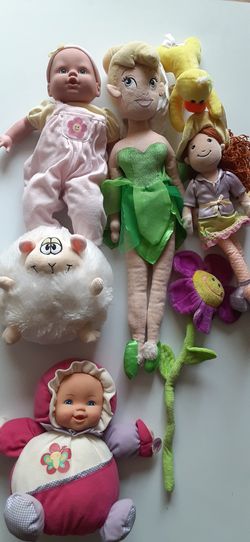 Dolls, stuffed animals,and more!!