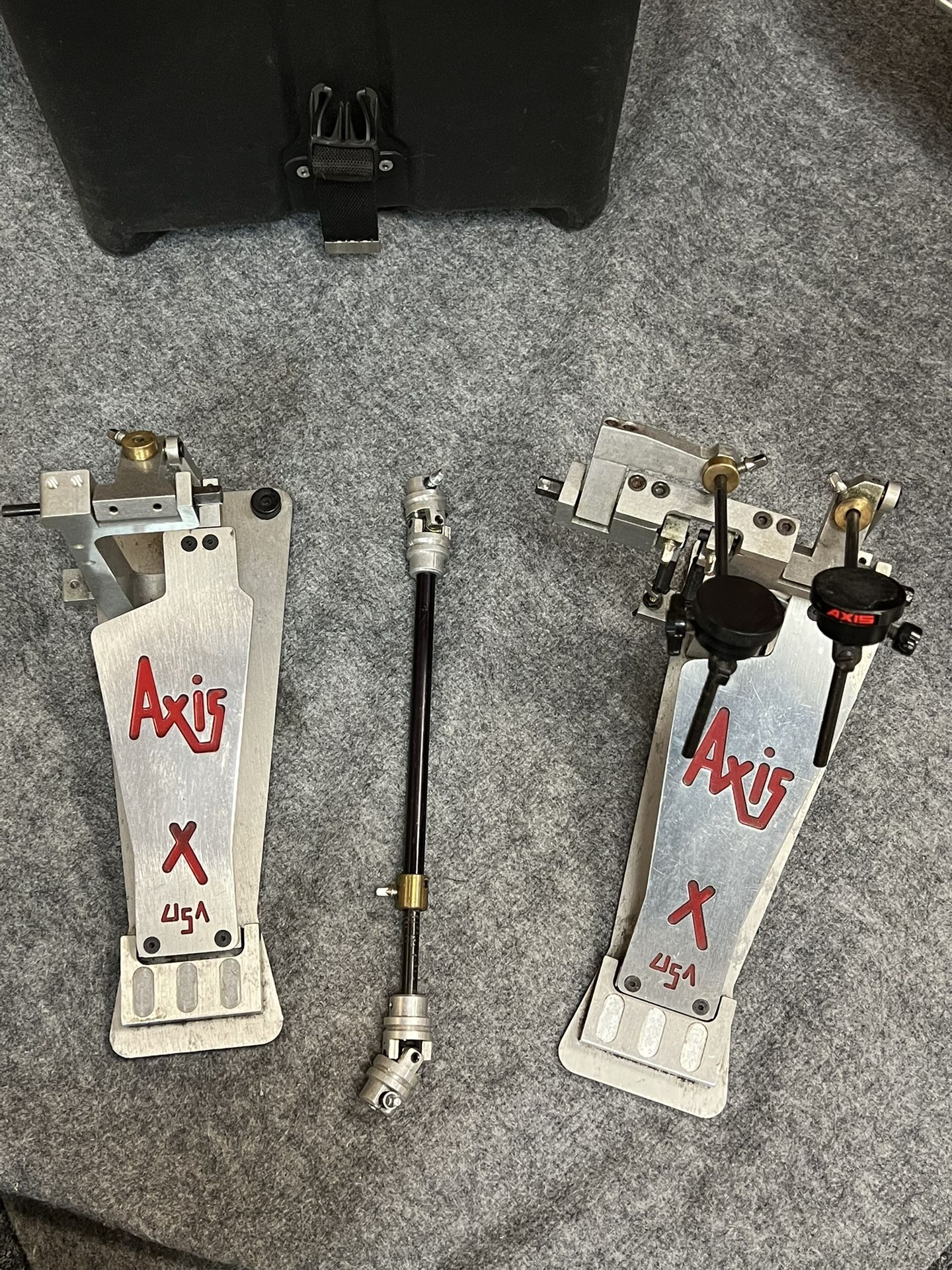 Axis Double Bass Drum Pedals With Case