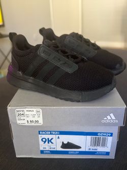 Adidas Racer All Black - Size 9 kids