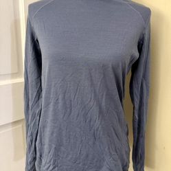 REI Co-op Merino Wool 185 Long Sleeve Crew Outdoor Base Layer Women's M 