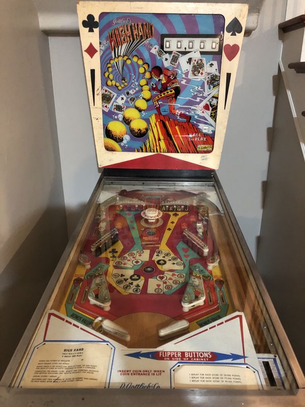 1973 Gottlieb’s High Hand Pinball Machine for Sale in Denver, CO OfferUp