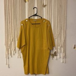 Zara Mustard Yellow Dress 