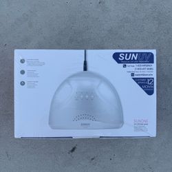 SUNUV SUNONE UV LED Nail Lamp Gel Polish Curing Light Dryer White — Brand New